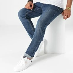 Vente flash 🧨 Jean Slim VJ343 Bleu Denim de Frilivin 🎉 -Promos Frilivin Magasin frilivin 279326 VJ343 3 20210816T161340 03