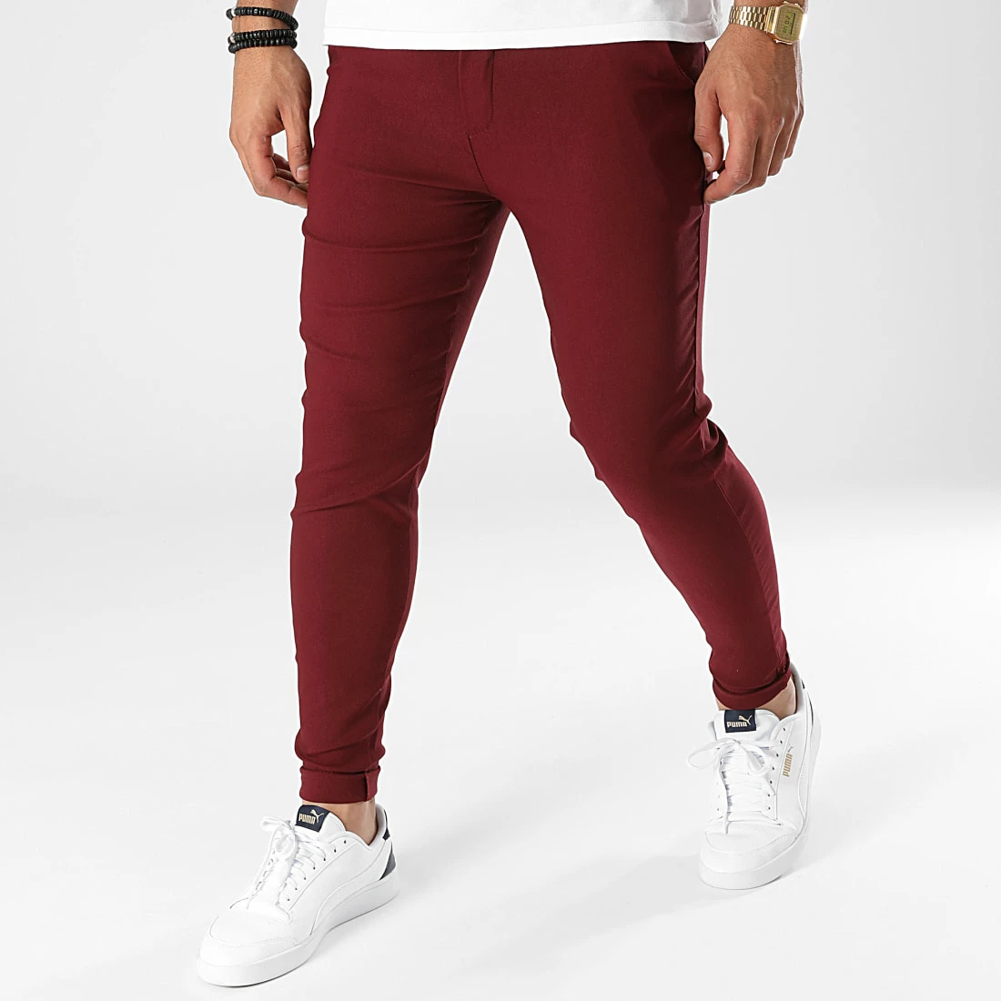 Tout neuf 👍 Pantalon Stretch 1697 Bordeaux de Frilivin 👍 3 Tout neuf 👍 Pantalon Stretch 1697 Bordeaux de Frilivin 👍