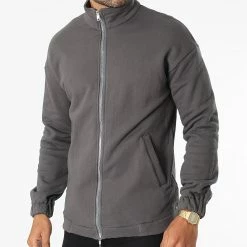 Remise 🔥 Veste Zippée 1344 Gris Anthracite de Frilivin 😉