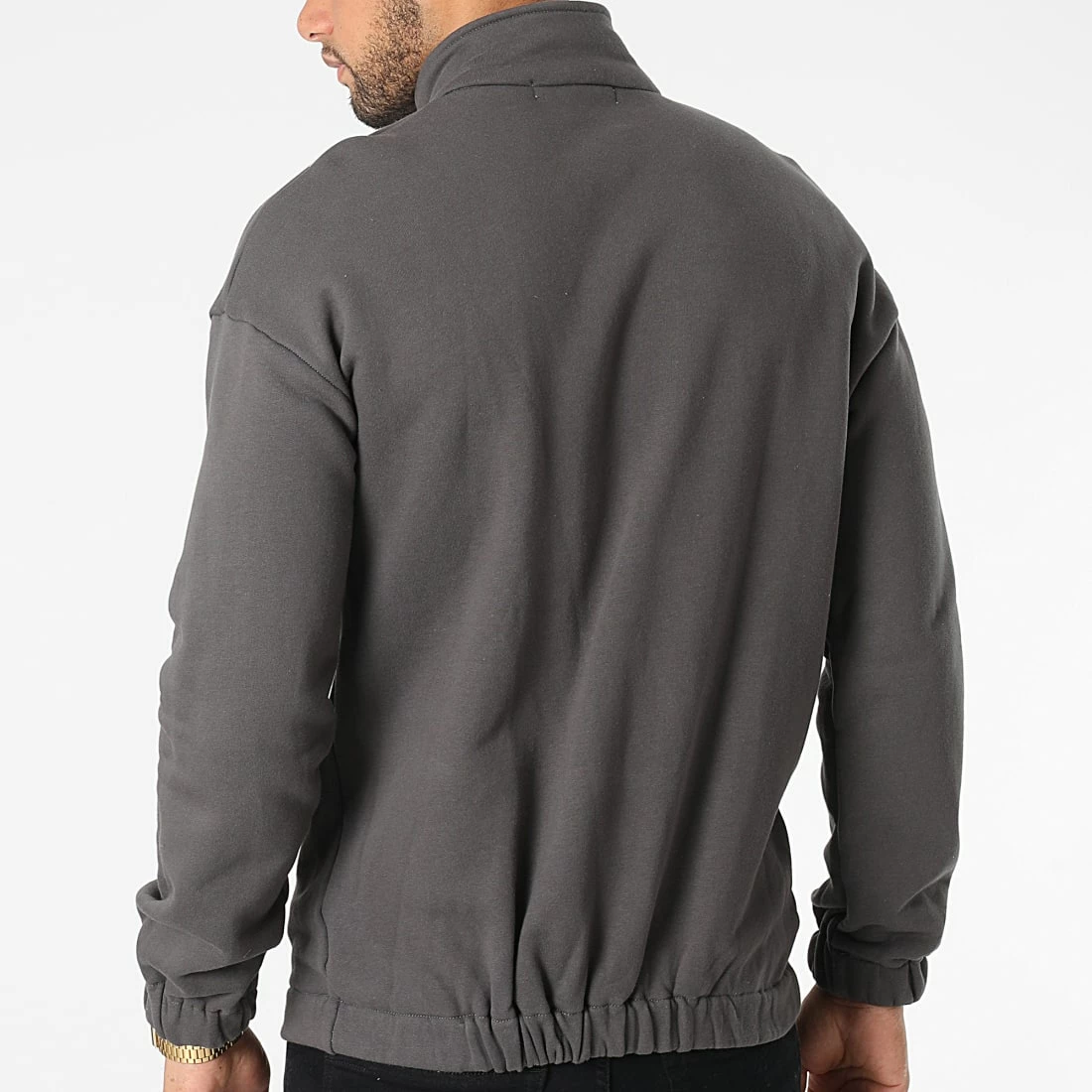 Remise 🔥 Veste Zippée 1344 Gris Anthracite de Frilivin 😉 6 Remise 🔥 Veste Zippée 1344 Gris Anthracite de Frilivin 😉 – Image 4