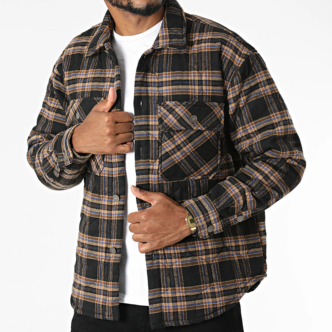 Meilleur prix ✨ Surchemise HP039 Bordeaux Noir Beige de Frilivin ⭐ 3 Meilleur prix ✨ Surchemise HP039 Bordeaux Noir Beige de Frilivin ⭐