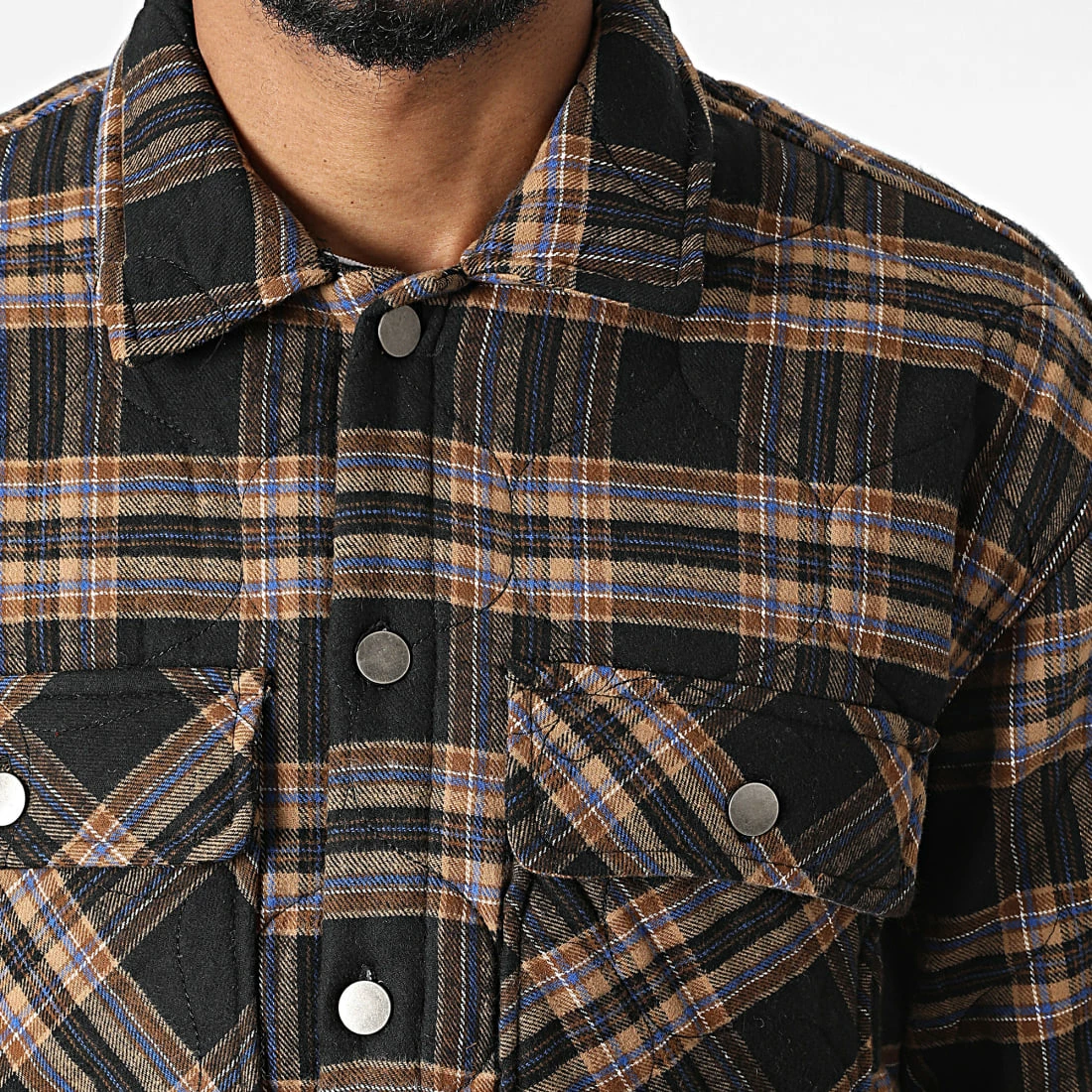 Meilleur prix ✨ Surchemise HP039 Bordeaux Noir Beige de Frilivin ⭐ 4 Meilleur prix ✨ Surchemise HP039 Bordeaux Noir Beige de Frilivin ⭐ – Image 2