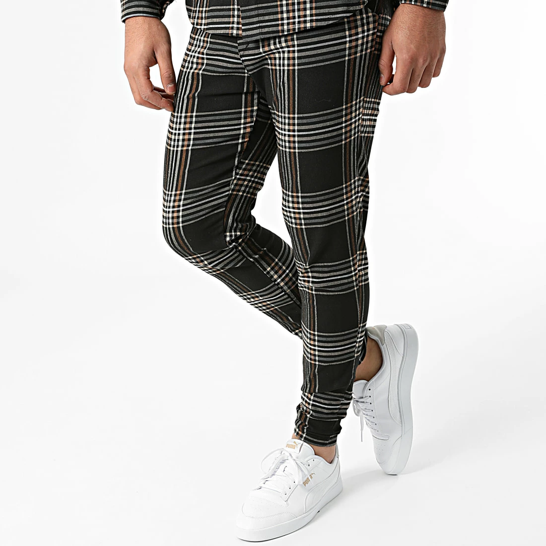 Top 10 👏 Ensemble Chemise Manches Longues Pantalon A Carreaux 4119 Noir de Frilivin 🧨 6 Top 10 👏 Ensemble Chemise Manches Longues Pantalon A Carreaux 4119 Noir de Frilivin 🧨 – Image 4