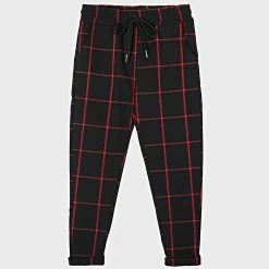 Top 10 🎉 Pantalon Carreaux Enfant 705 Noir Rouge de Frilivin 🛒