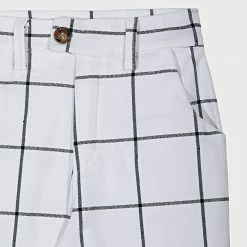 Meilleur prix ❤️ Pantalon A Carreaux Enfant 726 Blanc de Frilivin 👍 -Promos Frilivin Magasin frilivin 287751 726 1 WHITE 20211026T152856 02