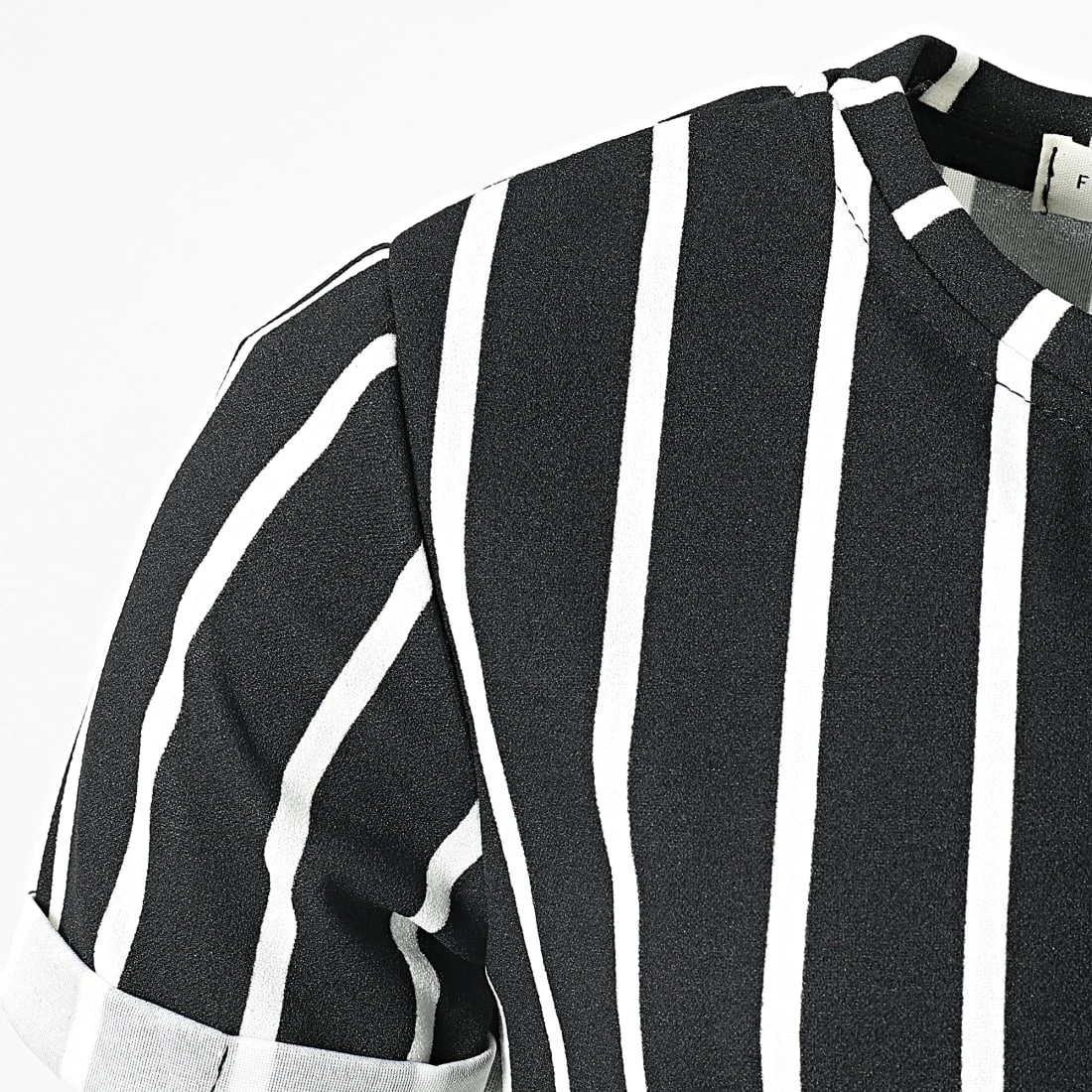 Sortie 🛒 Tee 👕 Shirt Enfant A Rayures 5008 Noir Ecru de Frilivin 👍 4 Sortie 🛒 Tee 👕 Shirt Enfant A Rayures 5008 Noir Ecru de Frilivin 👍 – Image 2