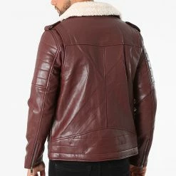 Budget 🛒 Veste Zippée Col Mouton QQ553 Bordeaux de Frilivin 😍 -Promos Frilivin Magasin frilivin 288009 QQ553 6 20211012T160124 04
