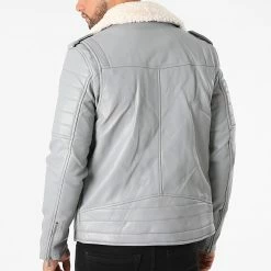 Nouveau ✨ Veste Zippée Col Mouton QQ553 Gris de Frilivin ⌛ -Promos Frilivin Magasin frilivin 288010 QQ553 4 20211012T160144 04