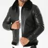 Budget ⭐ Blouson Bombardier Col Fourrure QQ662 Noir de Frilivin ✔️ -Promos Frilivin Magasin frilivin 288074 QQ662 1 20211012T160307 01