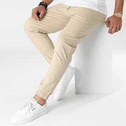 Le moins cher 🥰 Jogger Pant BM1336 Beige de Frilivin ✨ -Promos Frilivin Magasin frilivin 288134 BM1336 5 20211015T161456 03