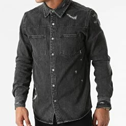 Tout neuf ⭐ Surchemise Jean VJ238 Noir de Frilivin ✨