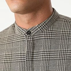 Le moins cher 🔥 Ensemble Chemise Manches Longues A Carreaux BM1359 Beige de Frilivin ✨ -Promos Frilivin Magasin frilivin 288238 BM1359 5 20211015T145622 03