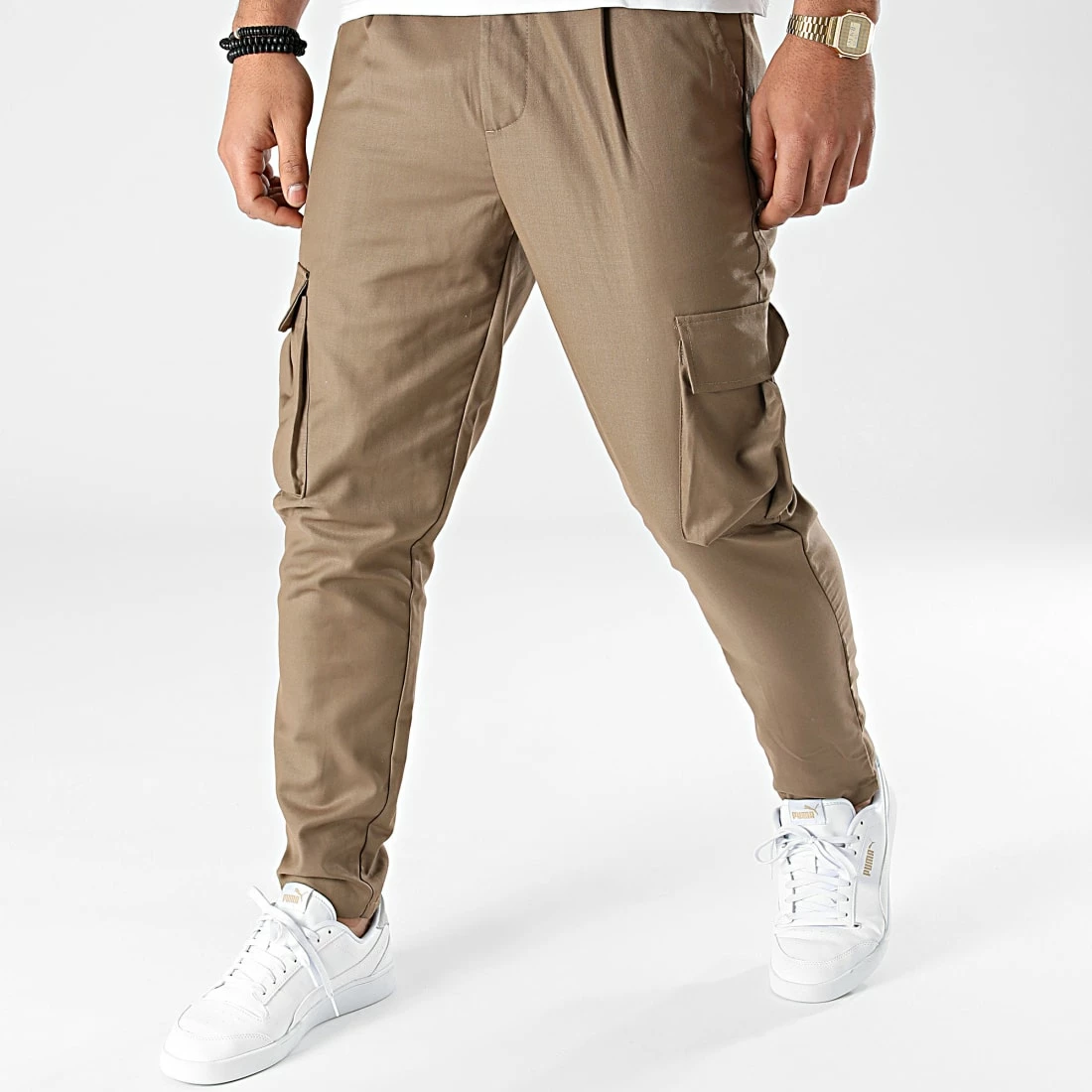 Meilleure vente 🔔 Pantalon Cargo BM1357 Marron de Frilivin ⭐ 3 Meilleure vente 🔔 Pantalon Cargo BM1357 Marron de Frilivin ⭐