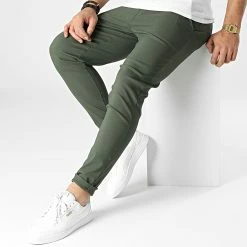 Grosses soldes 👍 Pantalon 10015 Vert Kaki de Frilivin 🎁 -Promos Frilivin Magasin frilivin 292360 10015 KAKI 20211125T122136 03