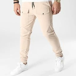 Meilleure vente 😉 Jogger Pant 60052 Beige de Frilivin 🔥