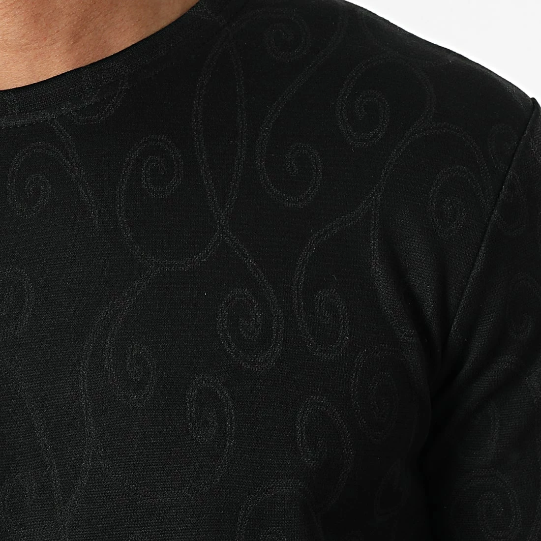 Offres 🛒 Sweat Crewneck Oversize 15671 Noir de Frilivin 🧨 4 Offres 🛒 Sweat Crewneck Oversize 15671 Noir de Frilivin 🧨 – Image 2