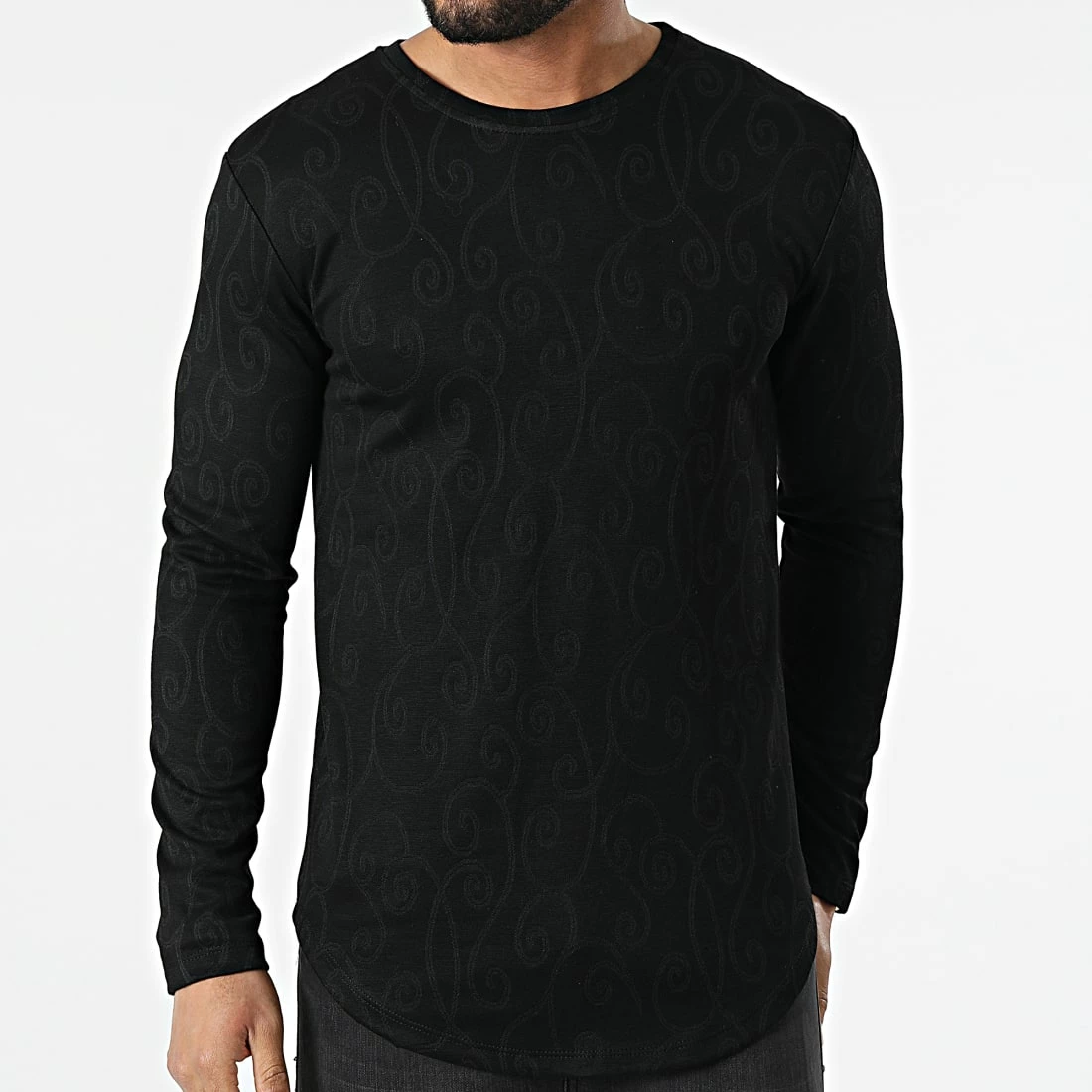 Offres 🛒 Sweat Crewneck Oversize 15671 Noir de Frilivin 🧨 5 Offres 🛒 Sweat Crewneck Oversize 15671 Noir de Frilivin 🧨 – Image 3