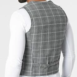 Acheter 🛒 Gilet A Carreaux 6390 Gris Chiné de Frilivin ❤️ 9 Acheter 🛒 Gilet A Carreaux 6390 Gris Chiné de Frilivin ❤️ -Promos Frilivin Magasin frilivin 297017 6390 GREY 20220105T162726 04