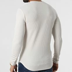 Vente flash 💯 Tee 👚 Shirt A Manches Longues 5522 Beige de Frilivin ⌛ -Promos Frilivin Magasin frilivin 297065 5522 BEIGE 20220106T155006 04