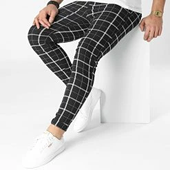 Meilleure affaire 💯 Pantalon A Carreaux Slim 10058 Noir de Frilivin ✨ 8 Meilleure affaire 💯 Pantalon A Carreaux Slim 10058 Noir de Frilivin ✨ -Promos Frilivin Magasin frilivin 297078 10058 BLACK 20211230T161728 03