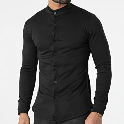 Meilleur prix ⌛ Chemise A Manches Longues 4206 Noir de Frilivin 🔔