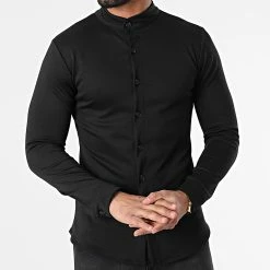 Meilleur prix ⌛ Chemise A Manches Longues 4206 Noir de Frilivin 🔔 7 Meilleur prix ⌛ Chemise A Manches Longues 4206 Noir de Frilivin 🔔 -Promos Frilivin Magasin frilivin 297088 4206 BLACK 20220105T160532 03