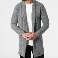 Meilleure affaire ⌛ Gilet 6882G Gris Chiné de Frilivin 😉 -Promos Frilivin Magasin frilivin 297093 6882G GREY 20220105T162610 03