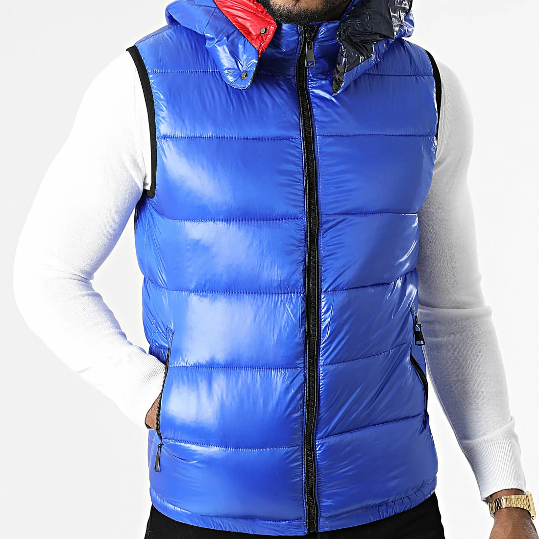 Coupon 🥰 Doudoune Capuche Sans Manches JK2003 Bleu Roi de Frilivin 😍 3 Coupon 🥰 Doudoune Capuche Sans Manches JK2003 Bleu Roi de Frilivin 😍