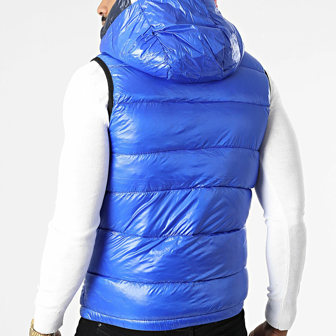 Coupon 🥰 Doudoune Capuche Sans Manches JK2003 Bleu Roi de Frilivin 😍 5 Coupon 🥰 Doudoune Capuche Sans Manches JK2003 Bleu Roi de Frilivin 😍 – Image 3