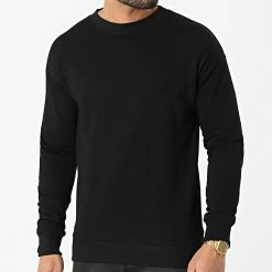 Vente flash 🎁 Sweat Crewneck BM1139 Noir de Frilivin 👏