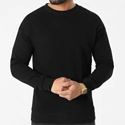 Vente flash 🎁 Sweat Crewneck BM1139 Noir de Frilivin 👏 -Promos Frilivin Magasin frilivin 299992 BM1139 1 20220128T101046 03