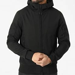 Bon marché 👍 Veste Zippée A Capuche DL056 Noir de Frilivin 🎉 -Promos Frilivin Magasin frilivin 300219 DL056 1 20220128T100437 03