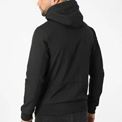 Bon marché 👍 Veste Zippée A Capuche DL056 Noir de Frilivin 🎉 -Promos Frilivin Magasin frilivin 300219 DL056 1 20220128T100438 04