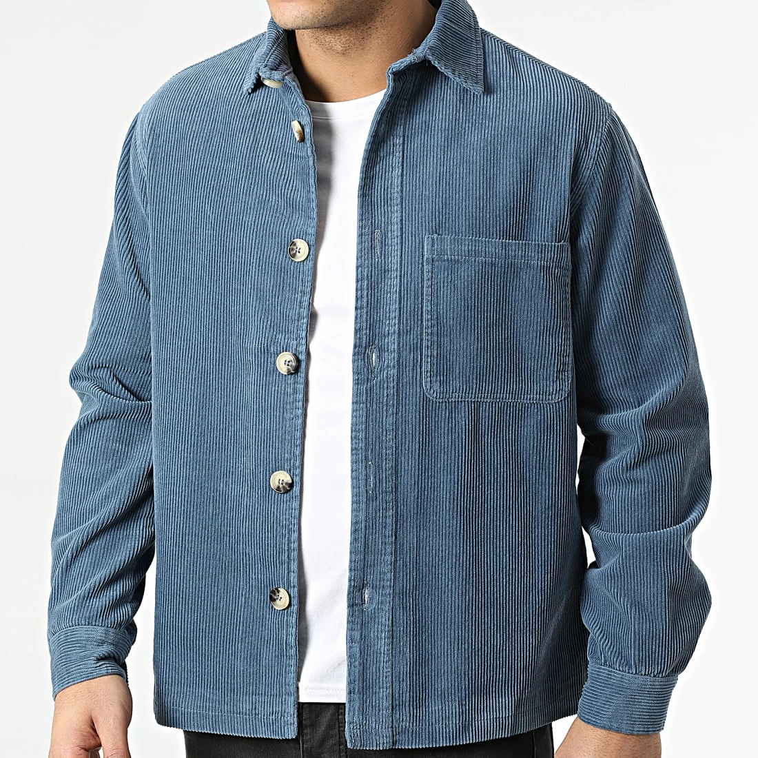 Sortie 🎁 Surchemise HP066 Bleu de Frilivin 🎁 5 Sortie 🎁 Surchemise HP066 Bleu de Frilivin 🎁 – Image 3