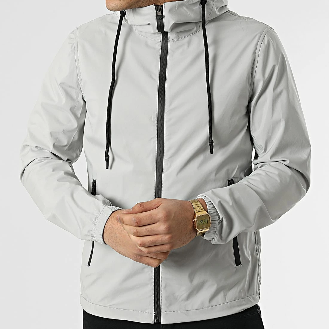 Tout neuf đ„° Veste Zippée Capuche L538 Gris de Frilivin â 5 Tout neuf đ„° Veste Zippée Capuche L538 Gris de Frilivin â â Image 3