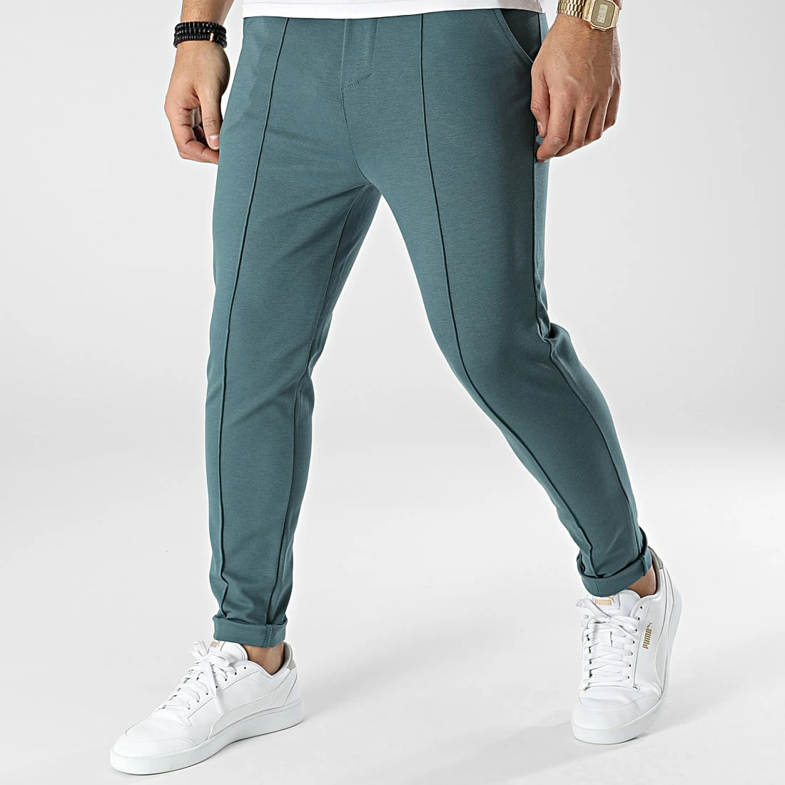 Meilleure affaire 👏 Pantalon Chino 1560 Vert Foncé de Frilivin 😀 3 Meilleure affaire 👏 Pantalon Chino 1560 Vert Foncé de Frilivin 😀