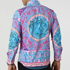 Le moins cher 👍 Chemise Manches Longues Renaissance BM1276 Bleu Clair Rose de Frilivin ✔️ -Promos Frilivin Magasin frilivin 300252 BM1276 12 20220128T100932 04