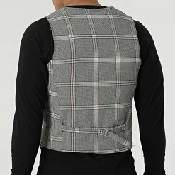 De gros 😀 Gilet A Carreaux 6390 Gris Chiné de Frilivin 🎁 -Promos Frilivin Magasin frilivin 300282 6390 3 20220128T101512 04