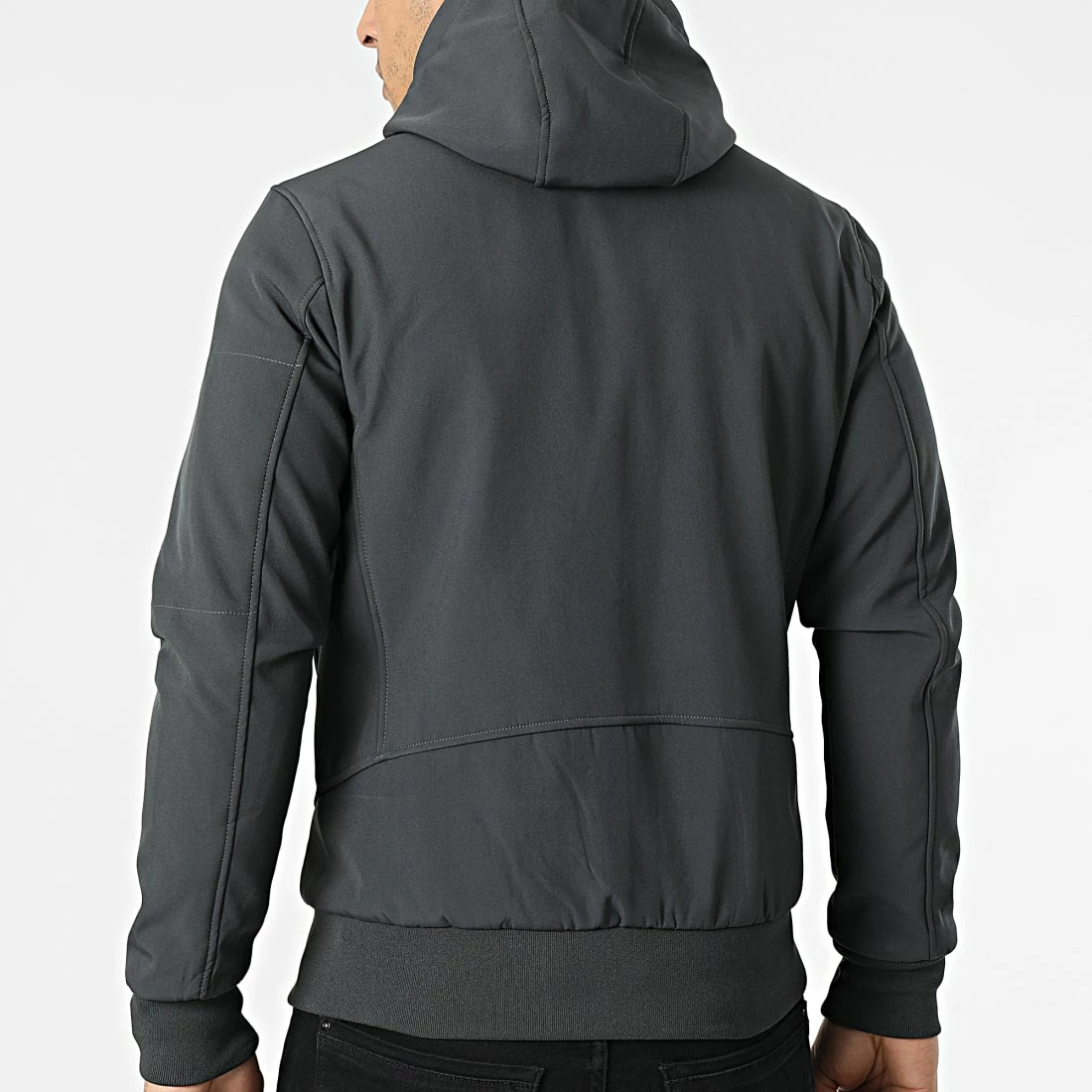 De gros 🥰 Veste Zippée A Capuche DL056 Gris Anthracite de Frilivin 😀 6 De gros 🥰 Veste Zippée A Capuche DL056 Gris Anthracite de Frilivin 😀 – Image 4