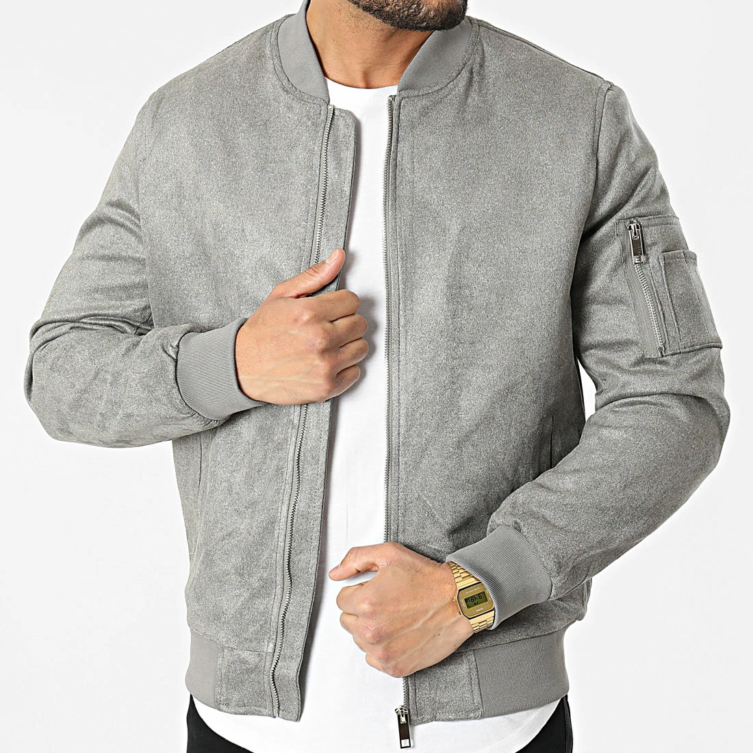 Top 10 🥰 Veste Bomber BB003 Gris Chiné de Frilivin ❤️ 3 Top 10 🥰 Veste Bomber BB003 Gris Chiné de Frilivin ❤️