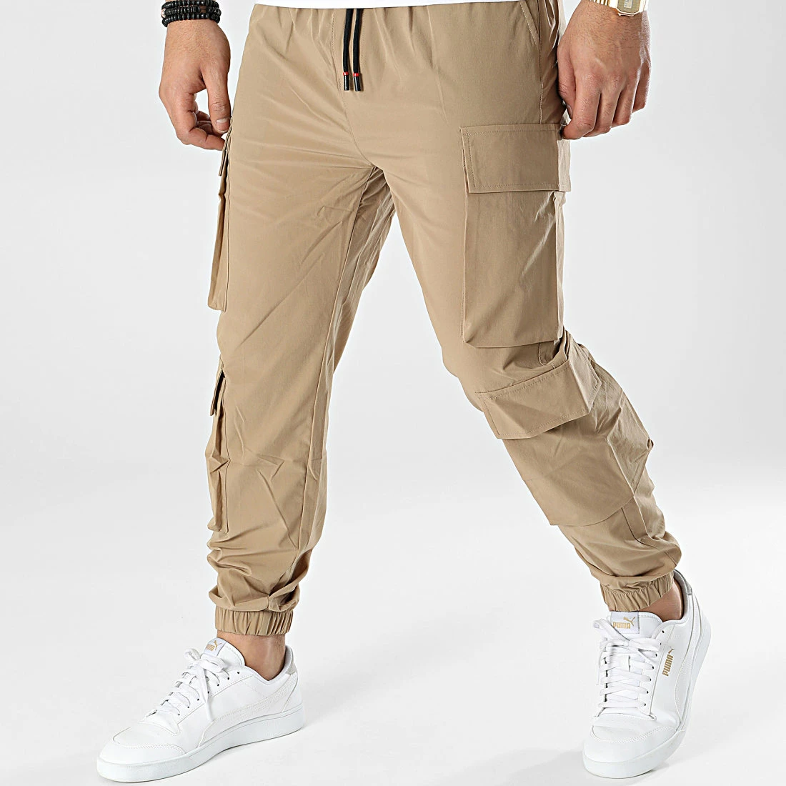 Tout neuf 💯 Jogger Pant P3209 Beige de Frilivin 🎁 3 Tout neuf 💯 Jogger Pant P3209 Beige de Frilivin 🎁