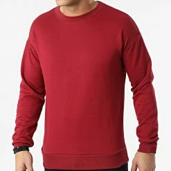 Le moins cher 👍 Sweat Crewneck BM1139 Bordeaux de Frilivin 😉