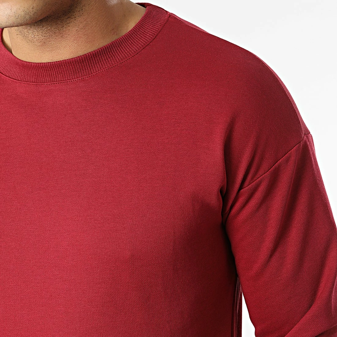 Le moins cher 👍 Sweat Crewneck BM1139 Bordeaux de Frilivin 😉 4 Le moins cher 👍 Sweat Crewneck BM1139 Bordeaux de Frilivin 😉 – Image 2