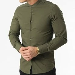 Top 10 🛒 Chemise Manches Longues 7229 Vert Kaki de Frilivin ✨