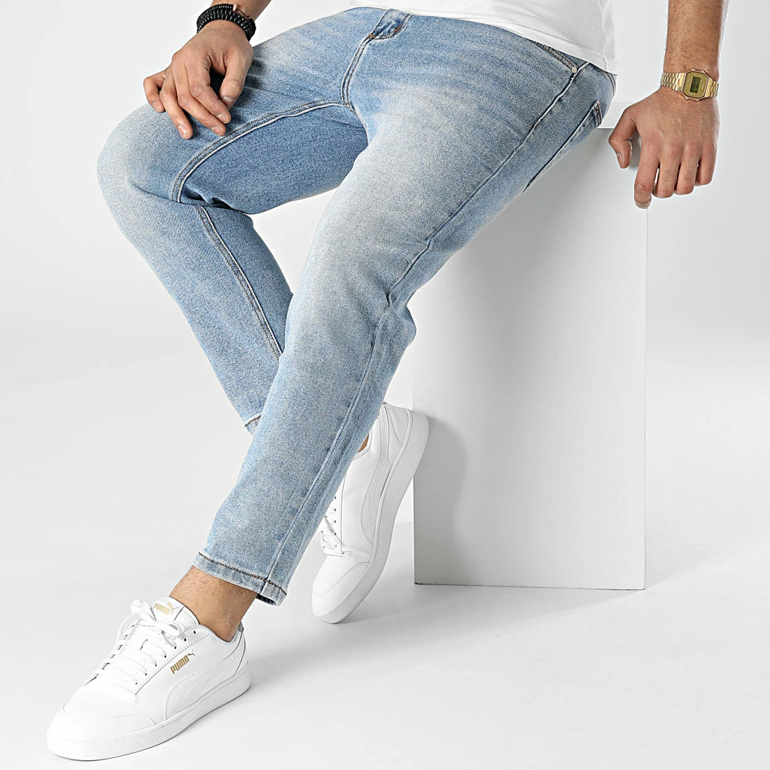 Top 10 🌟 Jean Regular VJ359 Bleu Denim de Frilivin 🌟 5 Top 10 🌟 Jean Regular VJ359 Bleu Denim de Frilivin 🌟 – Image 3