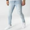 Bon marché ❤️ Jean Skinny VJ389 Bleu Wash de Frilivin 😀