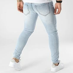 Bon marché ❤️ Jean Skinny VJ389 Bleu Wash de Frilivin 😀 -Promos Frilivin Magasin frilivin 300371 VJ389 14 20220131T140434 04