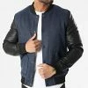 Acheter 🔥 Veste Teddy QQ561 Bleu Marine Noir de Frilivin ⌛ -Promos Frilivin Magasin frilivin 301155 QQ561 3 20220203T160657 01