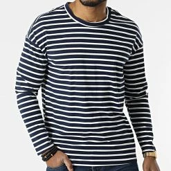 Les meilleures critiques de 🔔 Tee 👕 Shirt A Manches Longues BM1520 Bleu Marine Blanc de Frilivin 😍 -Promos Frilivin Magasin frilivin 302102 BM1520 3 20220210T132151 03