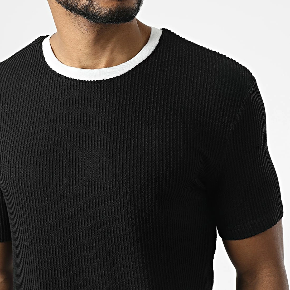 Remise ✨ Ensemble Tee 👕 Shirt Short BM1389 Noir de Frilivin 👍 5 Remise ✨ Ensemble Tee 👕 Shirt Short BM1389 Noir de Frilivin 👍 – Image 3